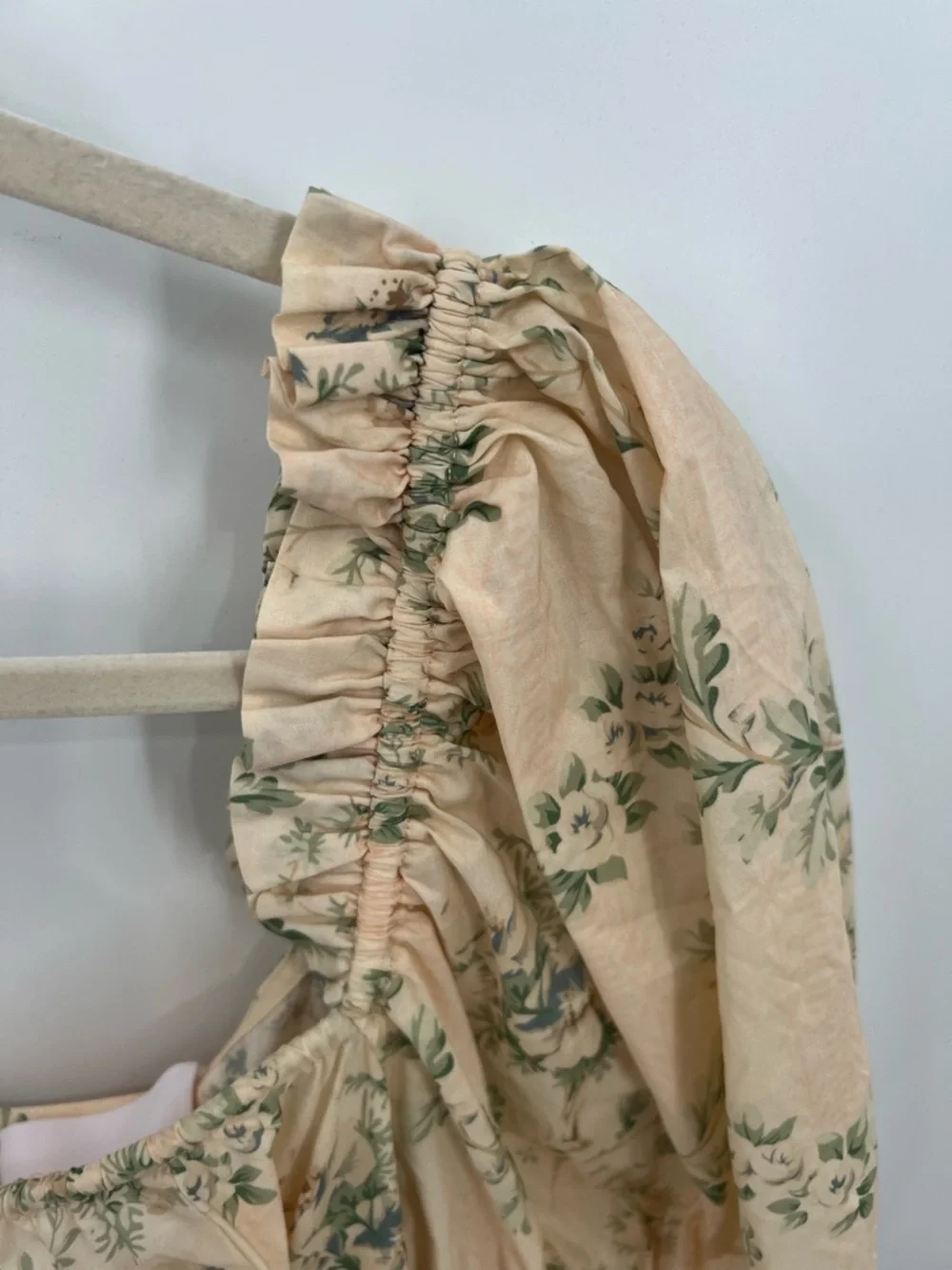 Selkie the Villa floral Puff-Sleeve Mini Dress NWT - Picture 8 of 12